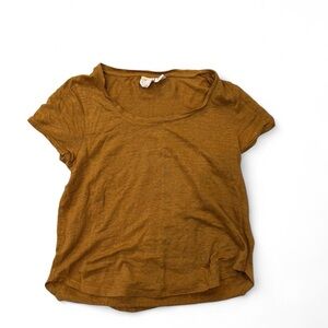C&C California Short Sleeve Scoop Neck Tee - Mustard